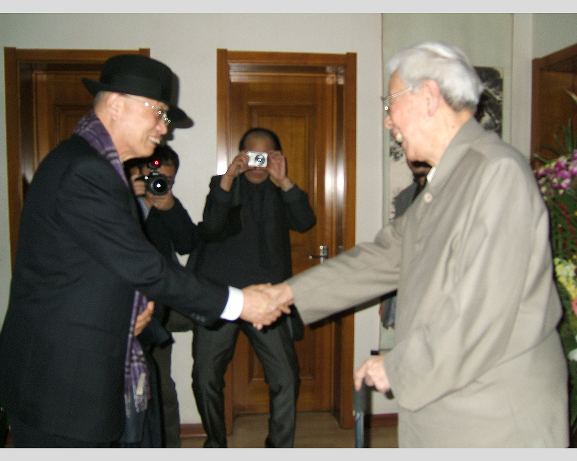 2011年3月27日接待韩国书法家